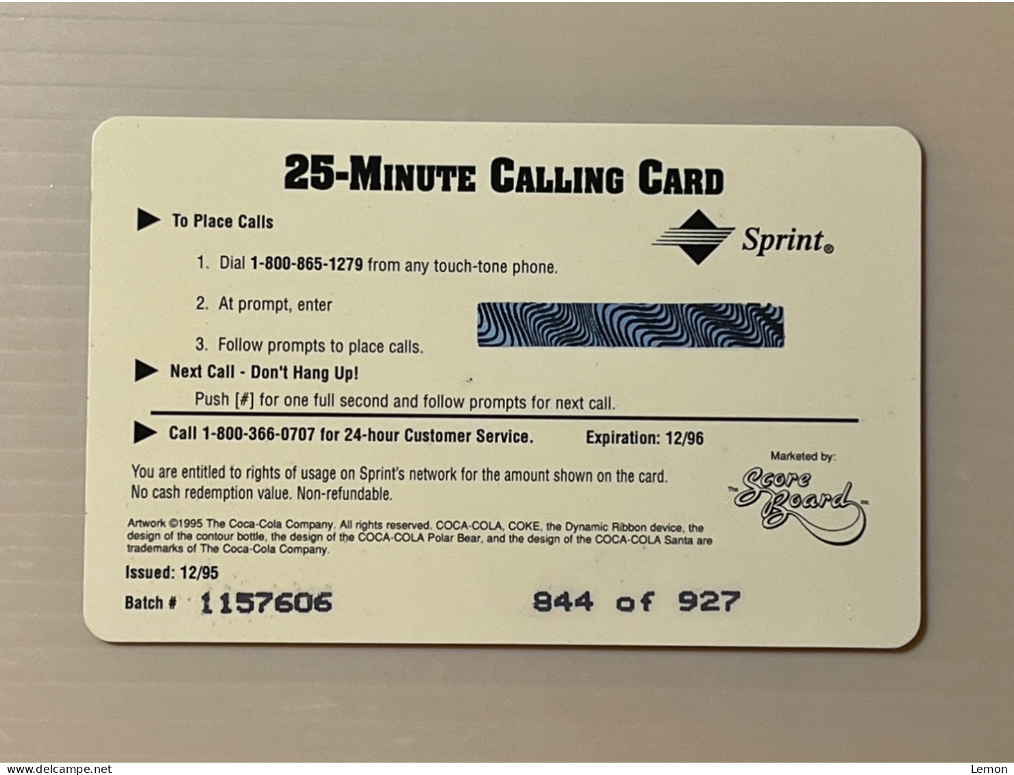 Mint USA UNITED STATES America Prepaid Telecard Phonecard, Coca Cola White Bear $25 Card Gold Border, Set Of 1 Mint Card - Collezioni