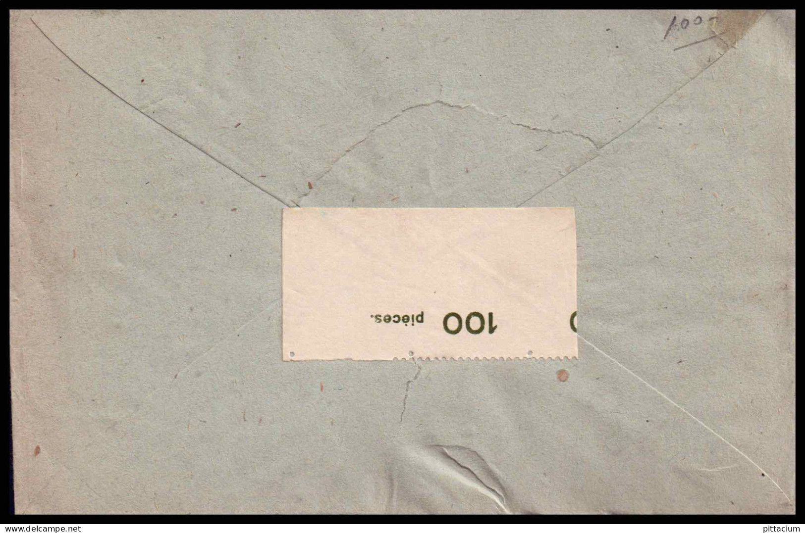 Luxemburg 1943: Brief / Nachnahme | Besatzung, R-Zettel, Briefmarkenhandlung | Luxemburg;Luxembourg, Wintger;Wincrange - 1940-1944 Deutsche Besatzung