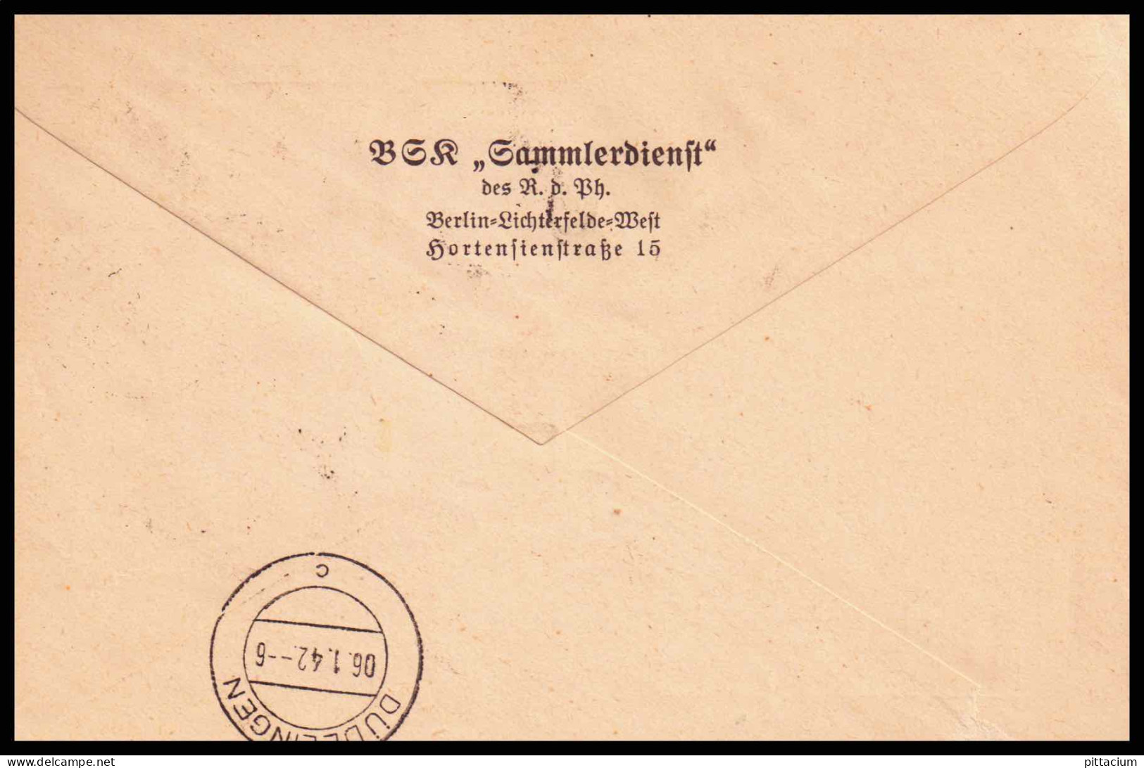 Luxemburg 1941: Brief / Einschreiben | Besatzung, R-Zettel | Luxemburg;Luxembourg, Düdelingen;Dudelange - 1940-1944 Deutsche Besatzung