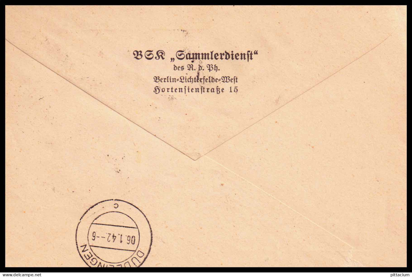 Luxemburg 1941: Brief / Einschreiben | Besatzung, R-Zettel | Luxemburg;Luxembourg, Düdelingen;Dudelange - 1940-1944 Duitse Bezetting