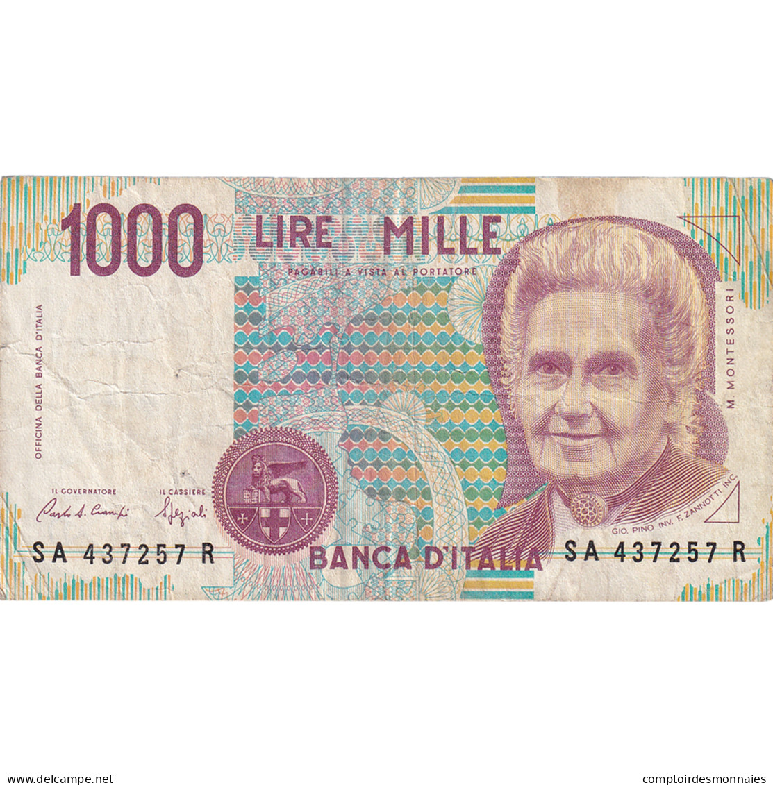 Billet, Italie, 1000 Lire, 1990-10-03, KM:114b, TB - 1000 Lire