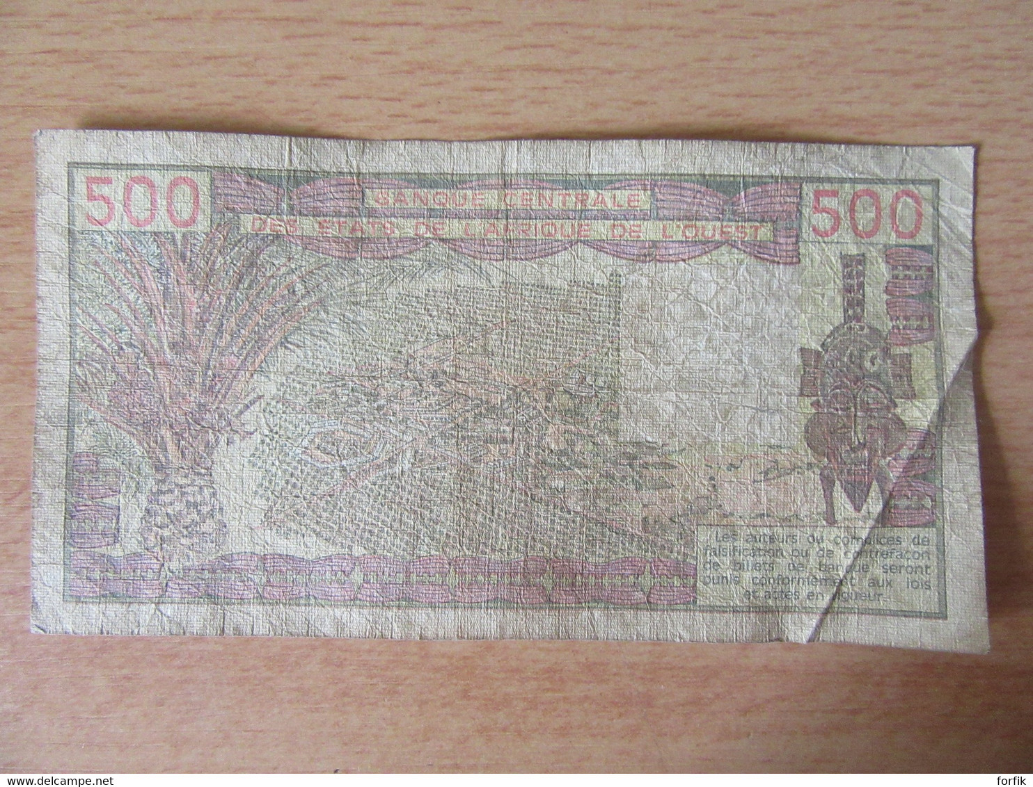 Afrique De L'Ouest - Billet 500 Francs 1979 A - H.2 - A 174385 - États D'Afrique De L'Ouest