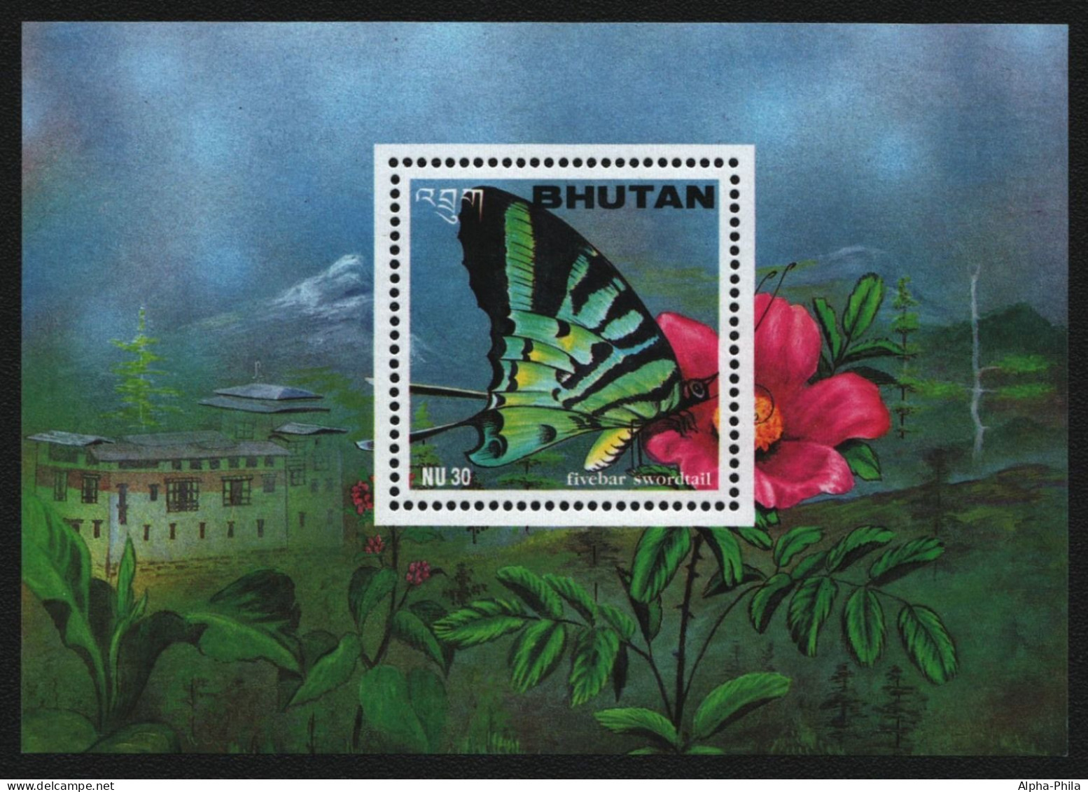 Bhutan 1996 - Mi-Nr. Block 357 ** - MNH - Schmetterlinge / Butterflies - Bhoutan