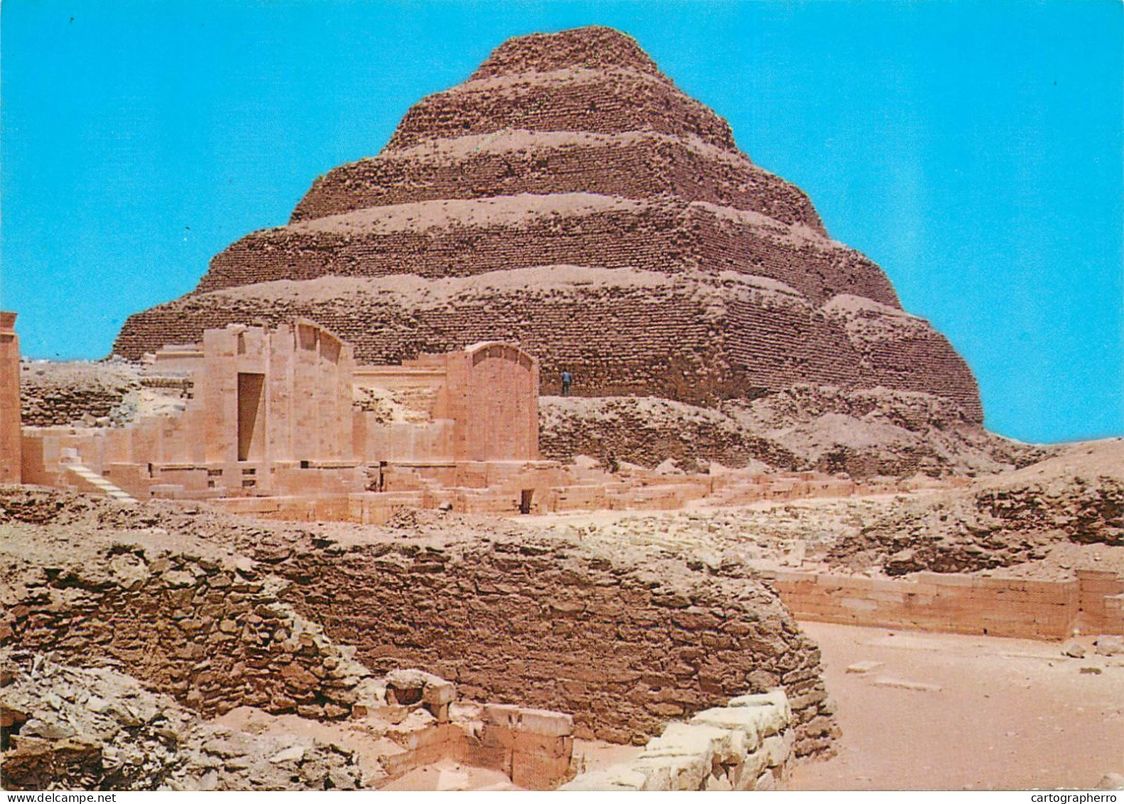Egypt Sakkara King Zoser's Step Pyramid - Pyramides