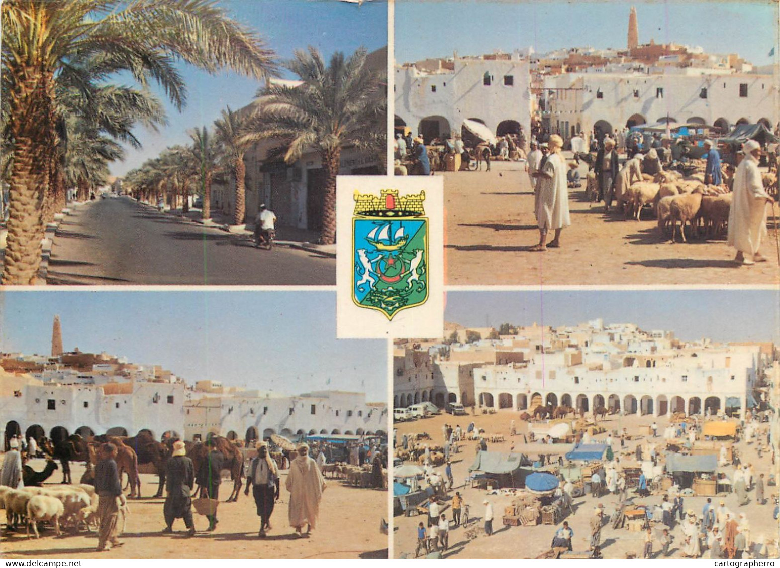Algeria Ghardaia 1974 Market Scenes And Ethnic - Ghardaia