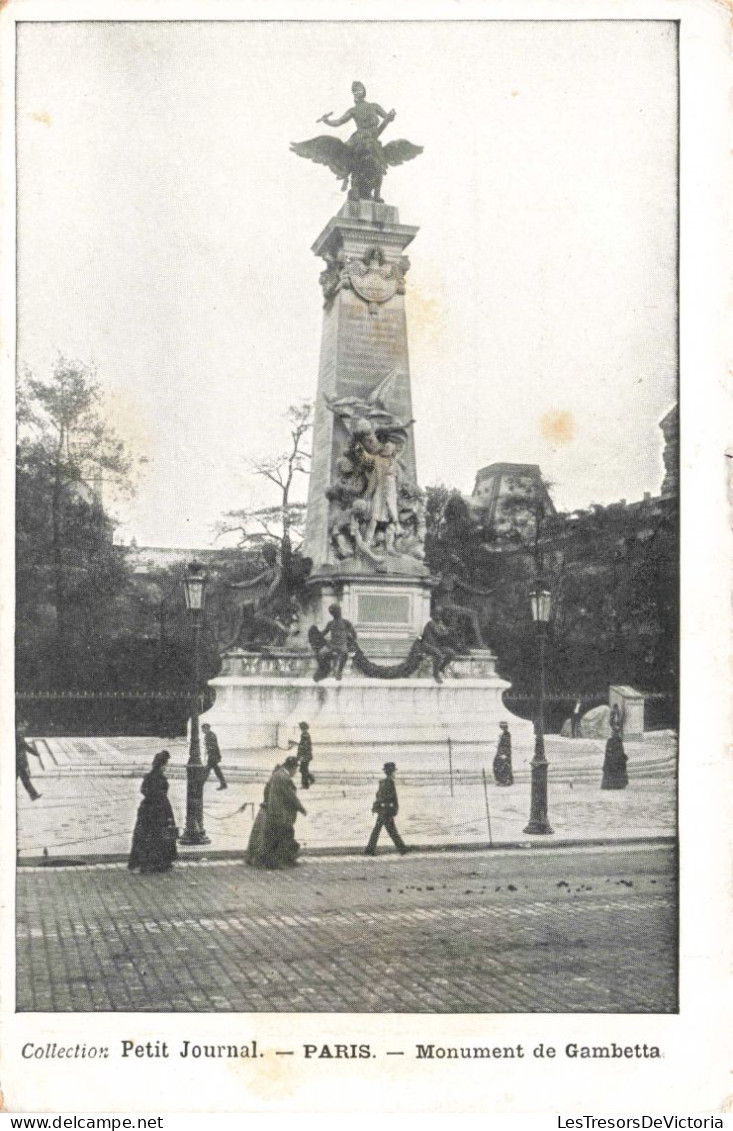 FRANCE - Paris - Monument De Gambetta - Petit Journal - Carte Postale  Ancienne - Other Monuments