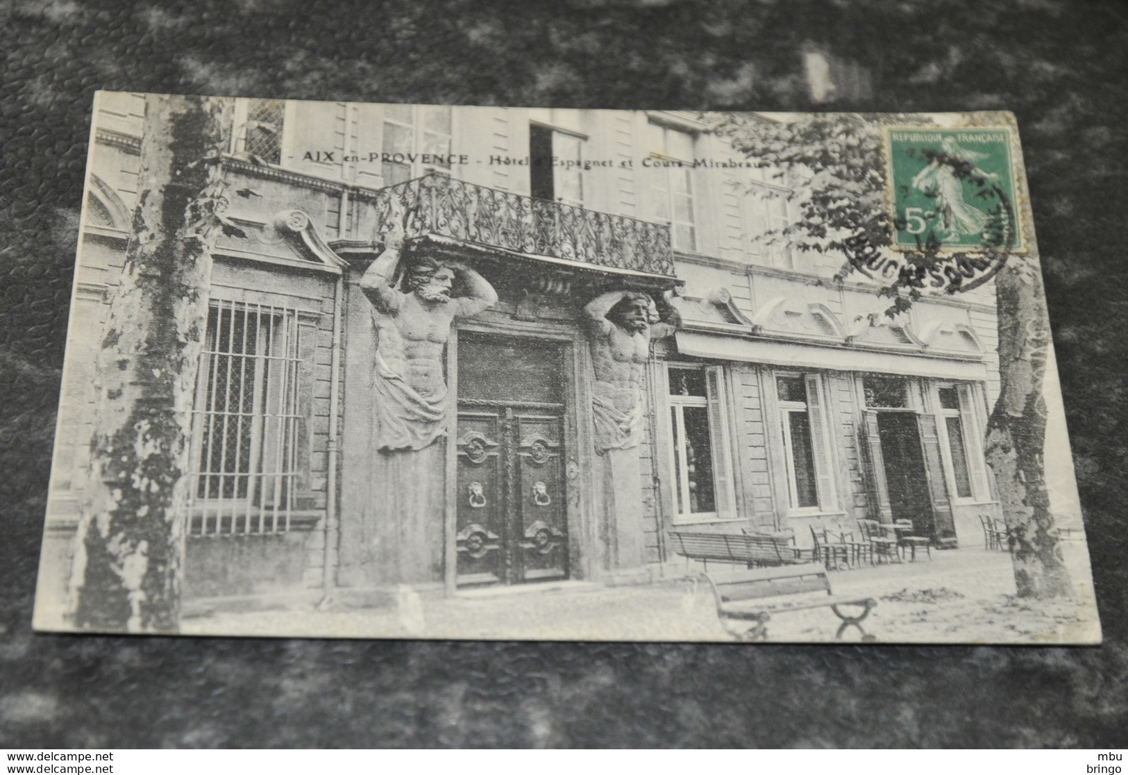 A2615   AIX EN PROVENCE . Hôtel D'Espagnet . Cours Mirabeau - 1914 - Aix En Provence