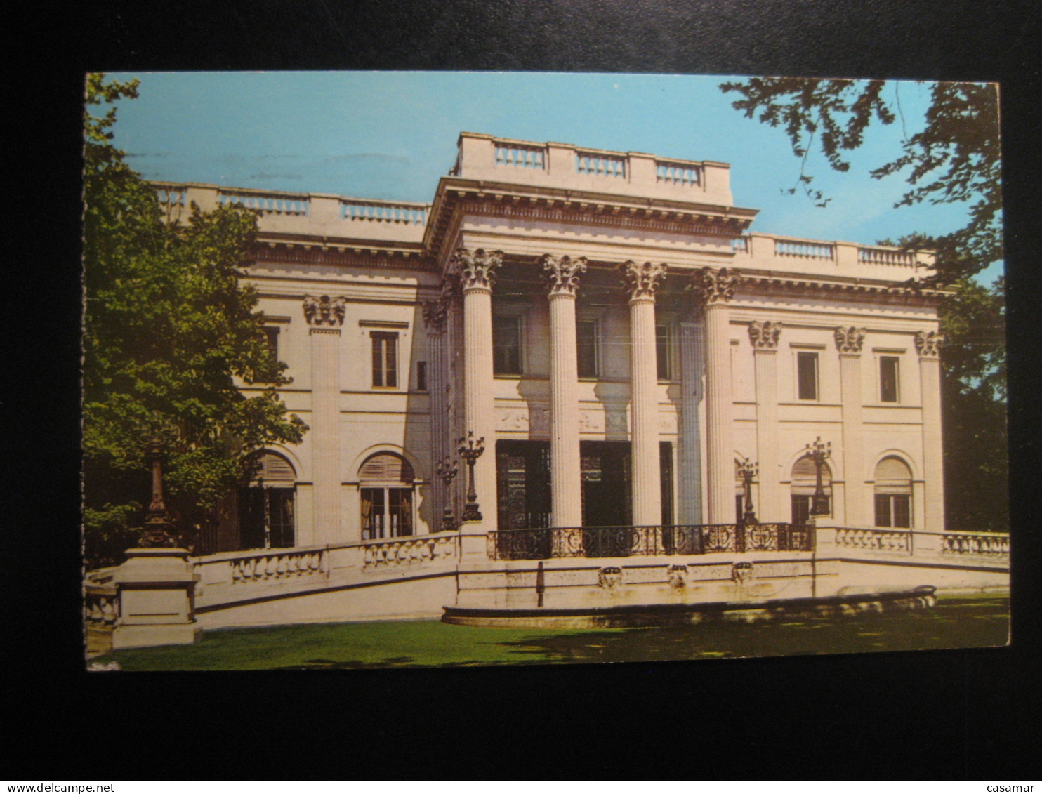NEWPORT Rhode Island Marble House PROVINCETOWN Cancel 1974 To Ontario Canada Postcard USA - Newport