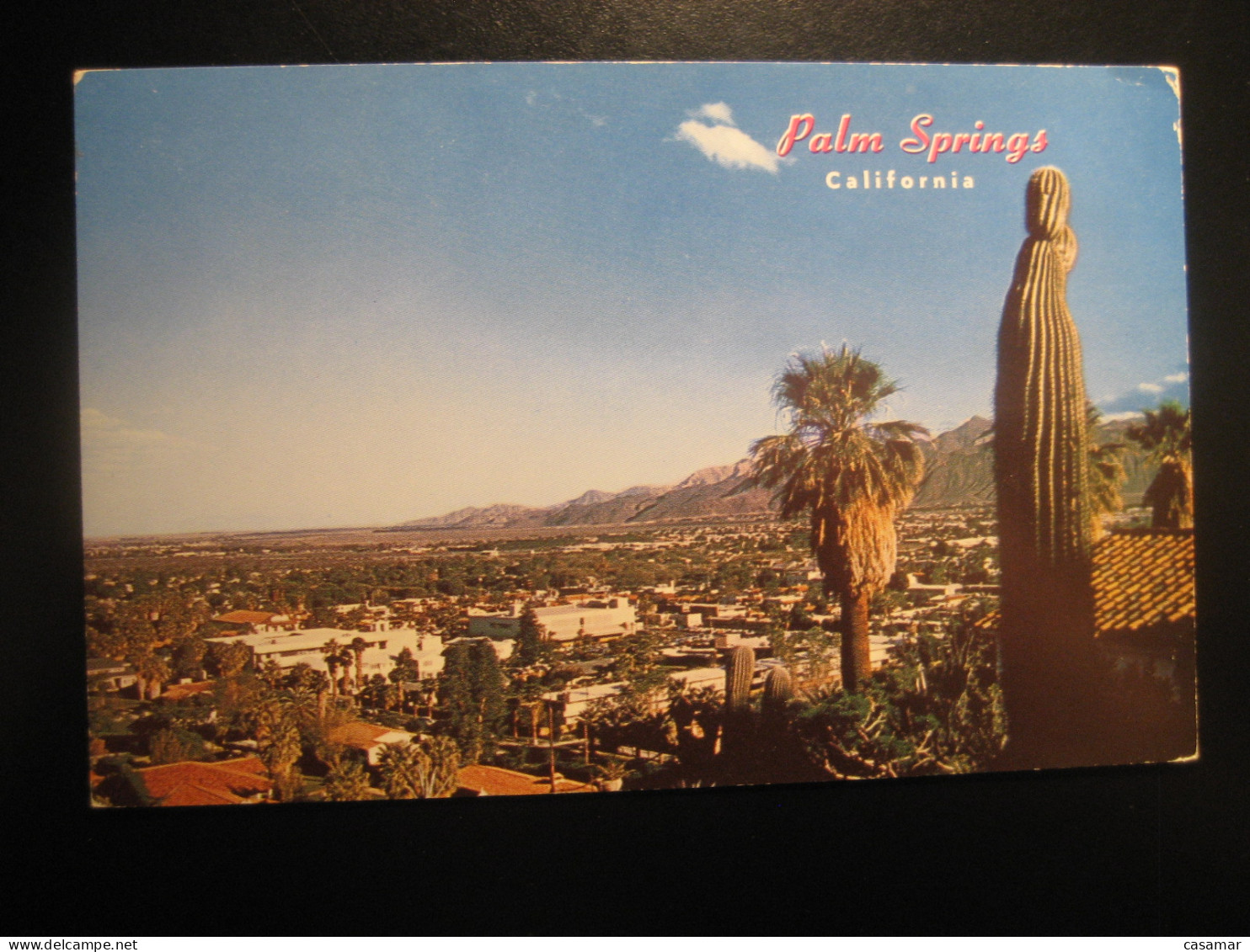 PALM SPRINGS California Desert Resort Postcard USA - Palm Springs