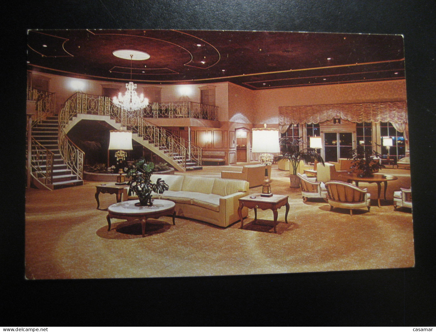 PHOENIX Arizona Ramada Inn Main Loby Hotel Postcard USA - Phönix