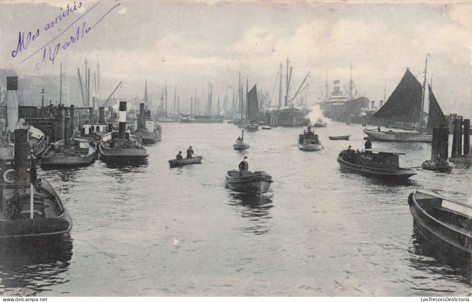 TRANSPORTS - Bateaux - Port - Bateaux De Pêche - Carte Postale  Ancienne - Fishing Boats