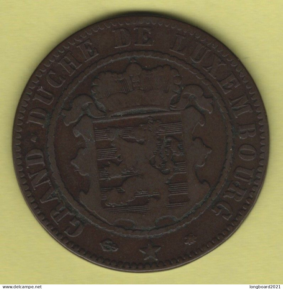 LUXEMBOURG - 10 CENTIMES 1865 - Lussemburgo