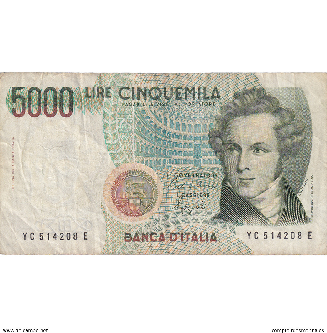 Billet, Italie, 5000 Lire, 1985-01-04, KM:111a, TB - 5.000 Lire