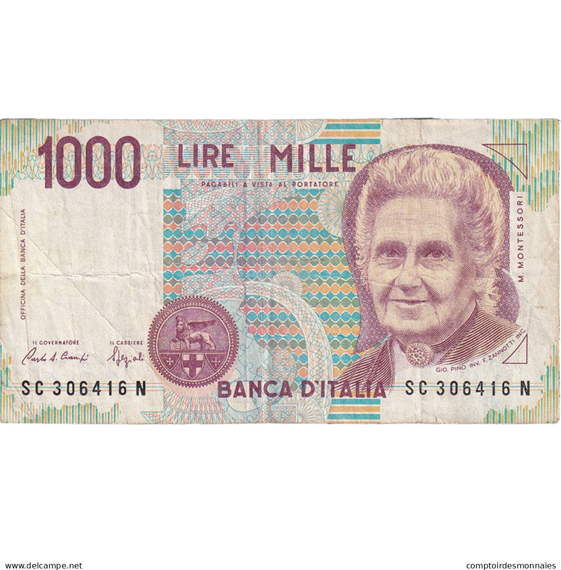 Billet, Italie, 1000 Lire, 1990-10-03, KM:114b, TB - 1000 Lire