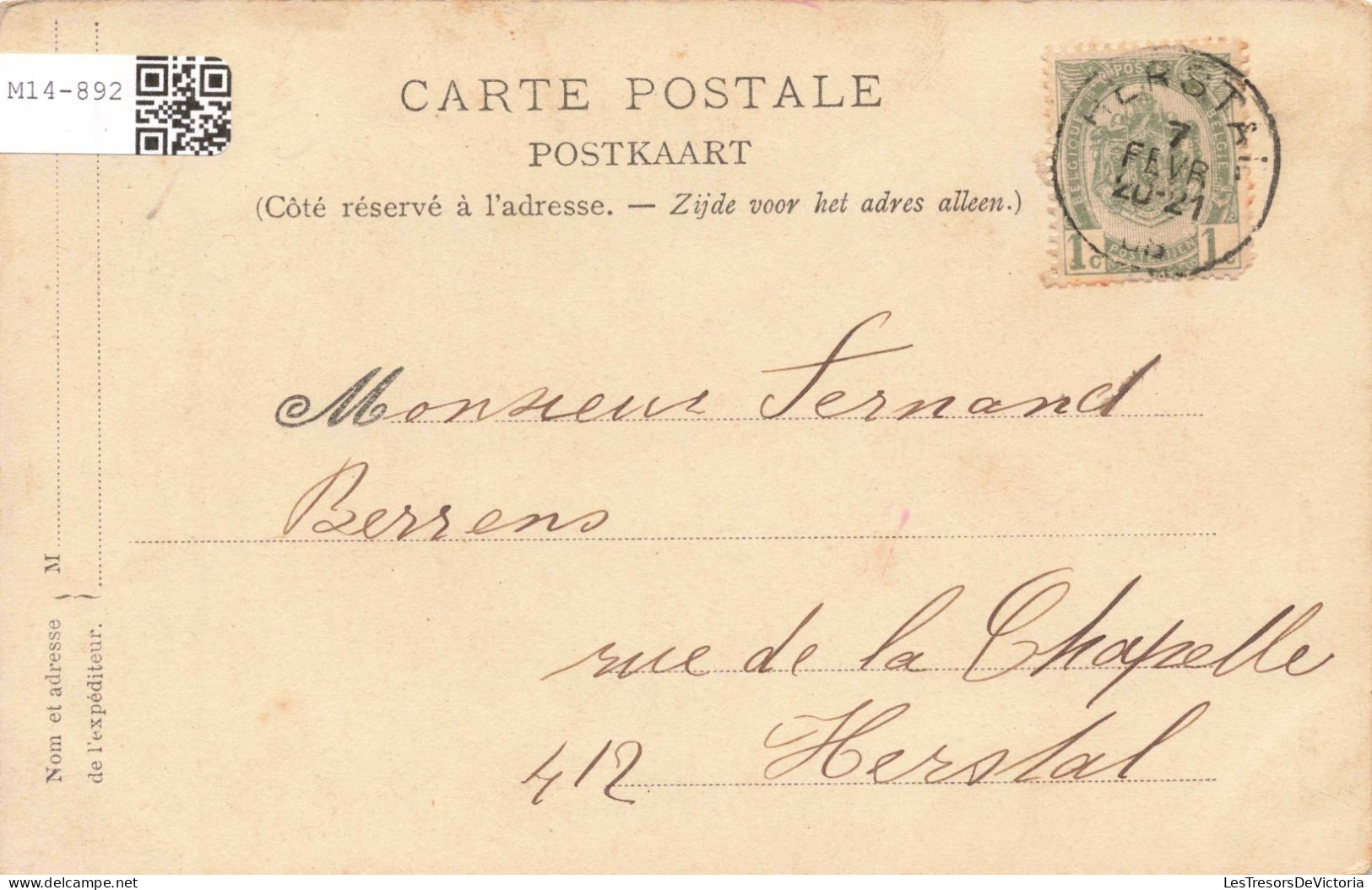 BELGIQUE - Liège - La Poste - Carte Postale  Ancienne - Lüttich