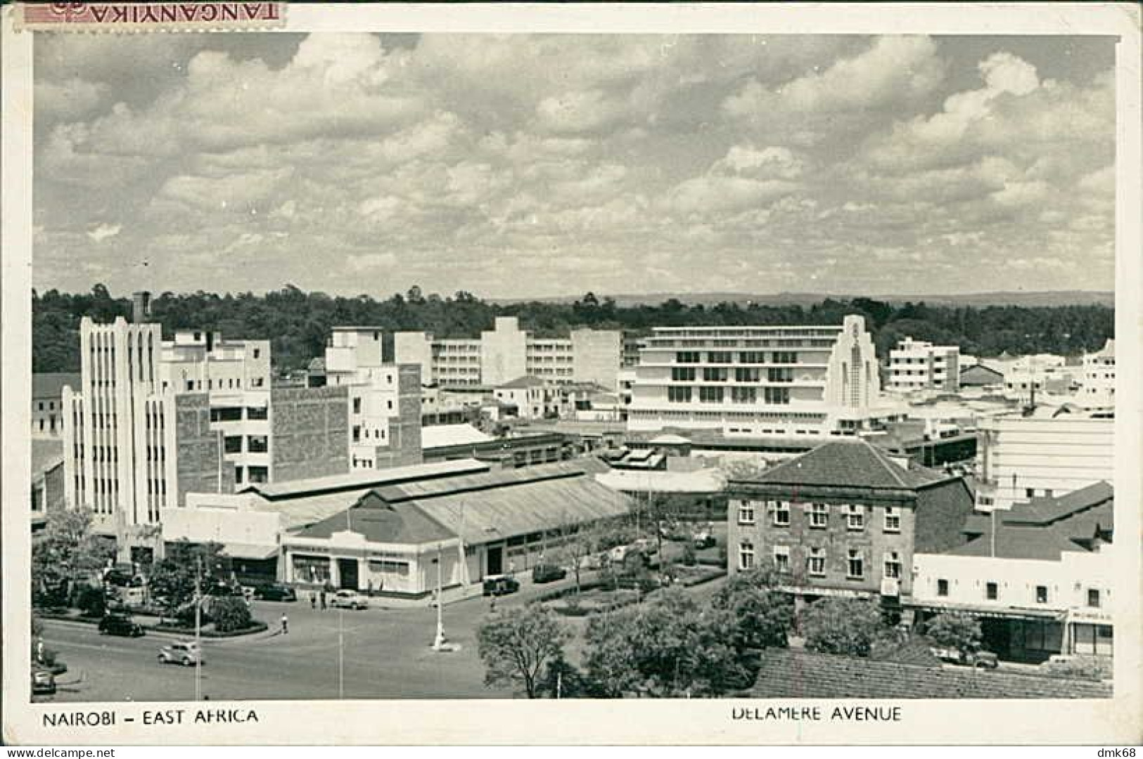 KENYA - NAIROBI - DELAMERE AVENUE - COPYRIGHT S. SKULINA - MAILED TO ITALY BY AIR MAIL 1956  (12072) - Kenya