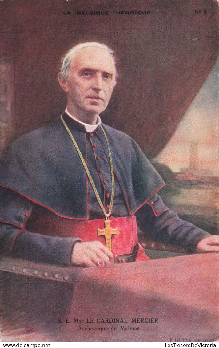 RELIGION - Christianisme - Le Cardinal Mercier - Colorisé - Carte Postale Ancienne - Iglesias Y Las Madonnas