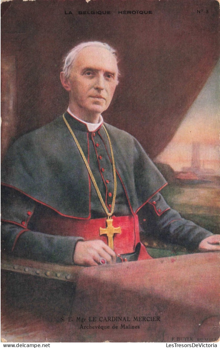 RELIGION - Christianisme  - Le Cardinal Mercier - Archevêque De Malines - Colorisé - Carte Postale Ancienne - Churches & Convents