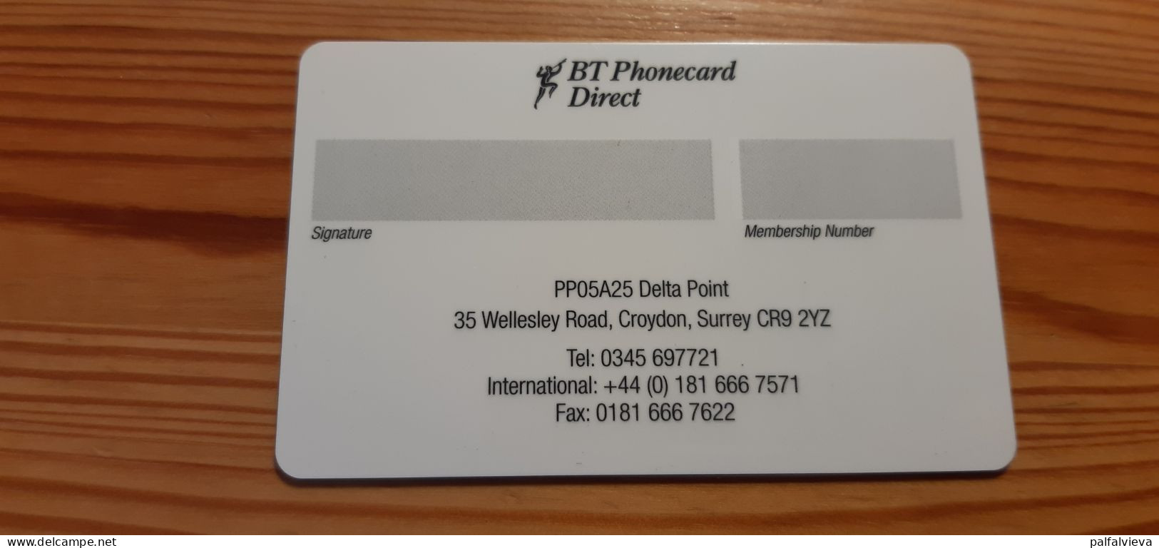 Phonecard United Kingdom - BT Phonecard Direct - BT Global Cards (Prepaid)