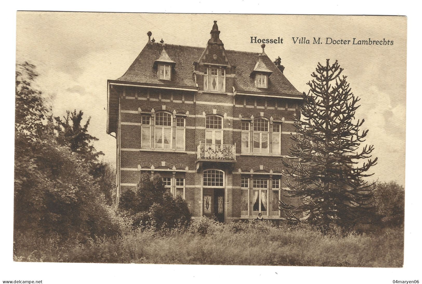 ****  HOESELT  ****  -  Villa M. Docter Lambrechts  -   Zie / Voir / Scan's - Hoeselt