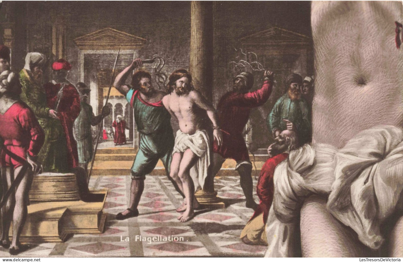 RELIGION - Christianisme - La Flagellation - Colorisé - Carte Postale Ancienne - Jesus