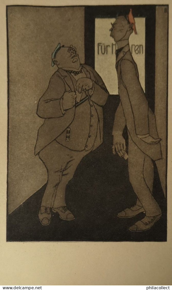 Simplicissimus Karte Serie III No 7. // Caricature 19?? - 1900-1949