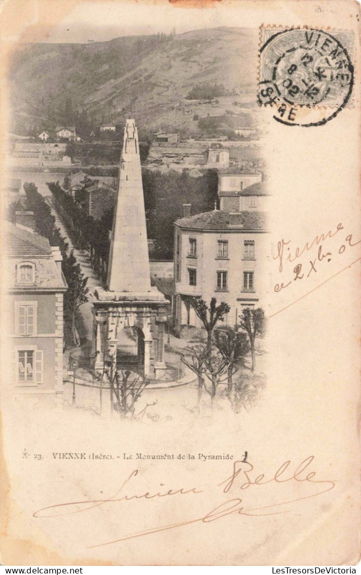 FRANCE - Vienne (Isère) - Le Monument De La Pyramide - Carte Postale  Ancienne - Vienne