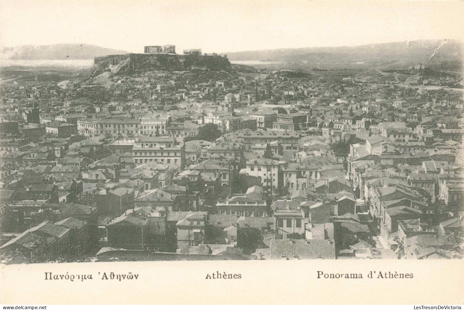 GRECE - Athènes - Panorama D'Athènes - Carte Postale  Ancienne - Greece