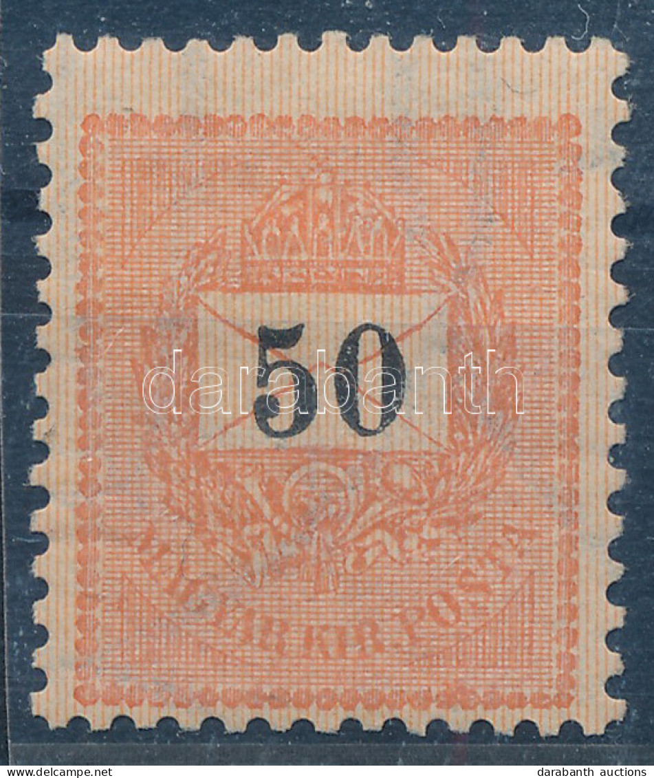 * 1898 Feketeszámú 50kr Közel Centrált, Szép állapotban (40.000) - Other & Unclassified