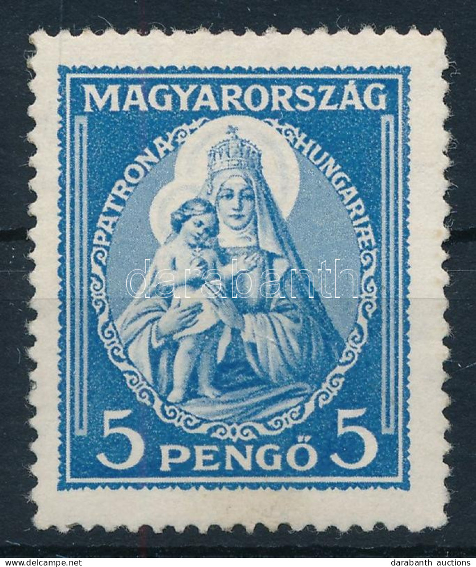 1932 Nagy Madonna 5P újragumizott Bélyeg (**25.000) Regummed Stamp - Otros & Sin Clasificación
