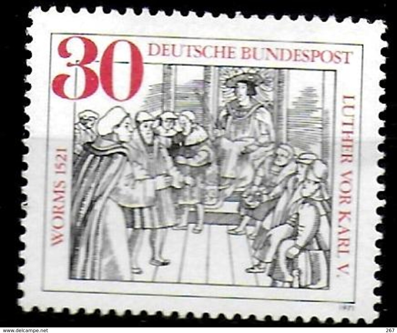 ALLEMAGNE    N°  533  * *     Diete De Worms Luther - Theologians