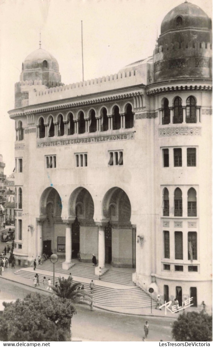 ALGERIE - Alger - La Grande Poste - Animé - Carte Postale  Ancienne - Algerien