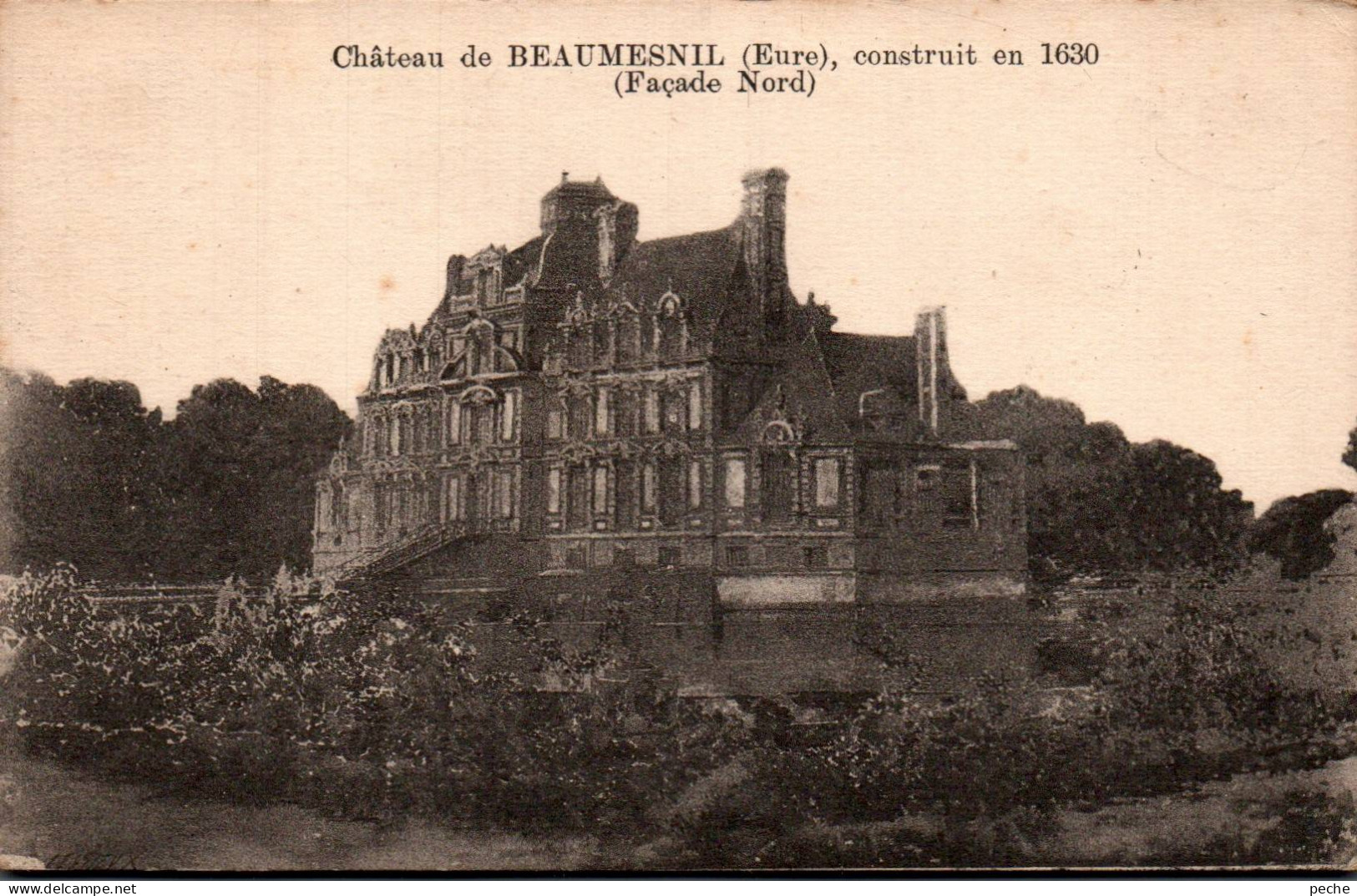 N°113027 -cpa Château De Beaumesnil - Beaumesnil