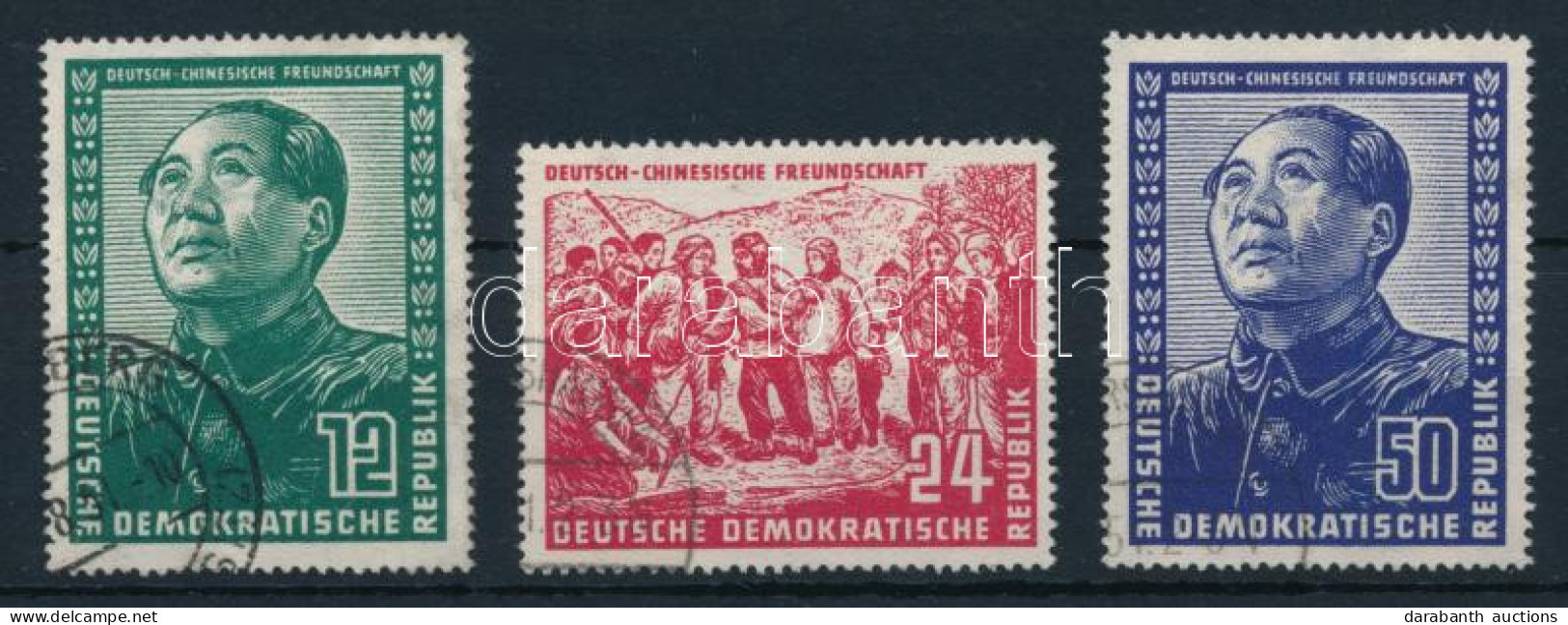 O NDK 1951 Német-kínai Barátság Sor Mi 286-288 (Mi EUR 150,-) - Sonstige & Ohne Zuordnung