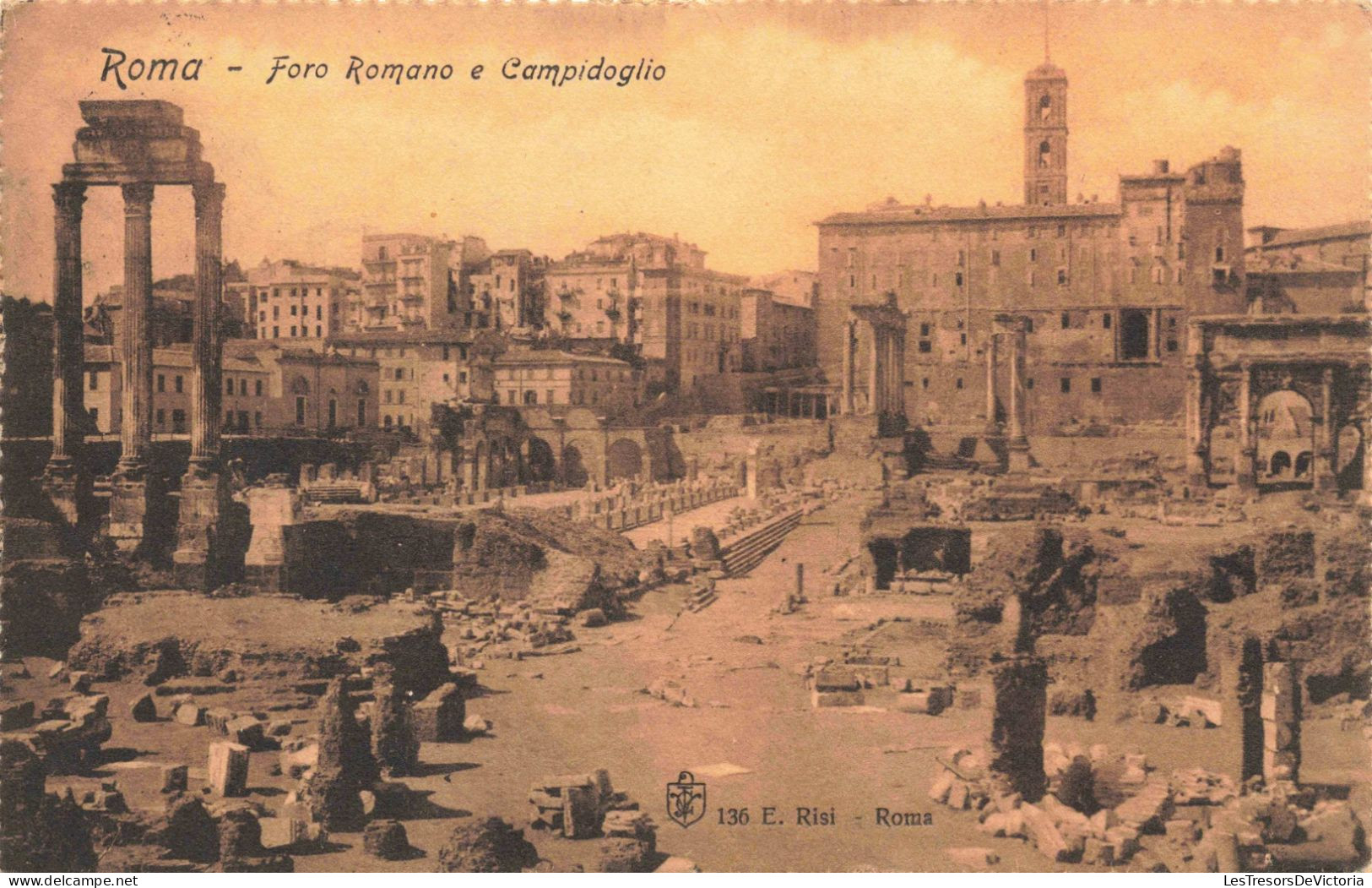 ITALIE - Rome - Foro Romano E Campidoglio - Carte Postale Ancienne - Other Monuments & Buildings