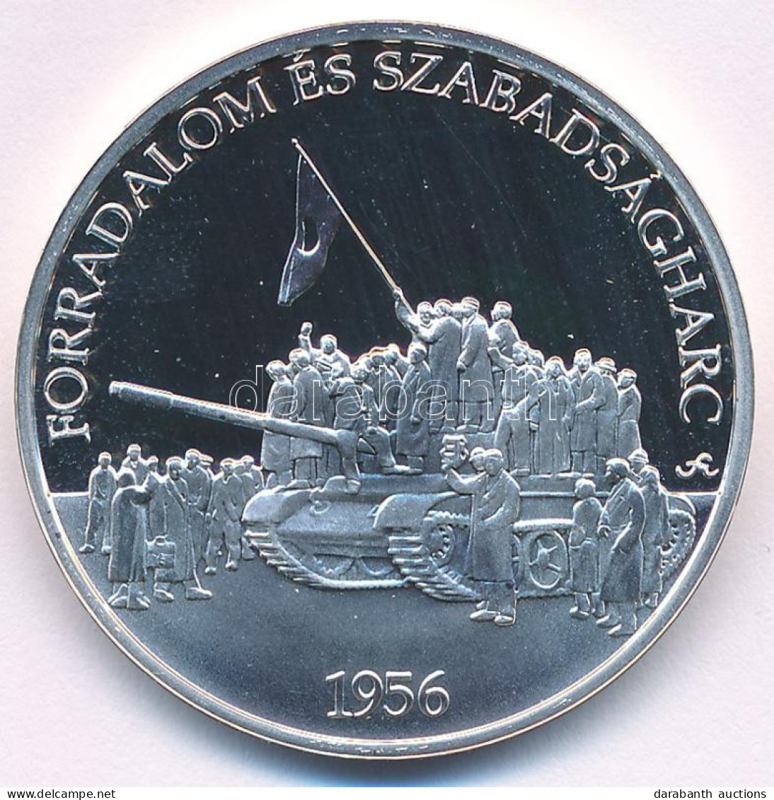 Fritz Mihály (1947- ) DN "Forradalom és Szabadságharc 1956 / Magyarország Történelme" Ag Emlékérem (15g/0.500/34mm) T:PP - Sin Clasificación