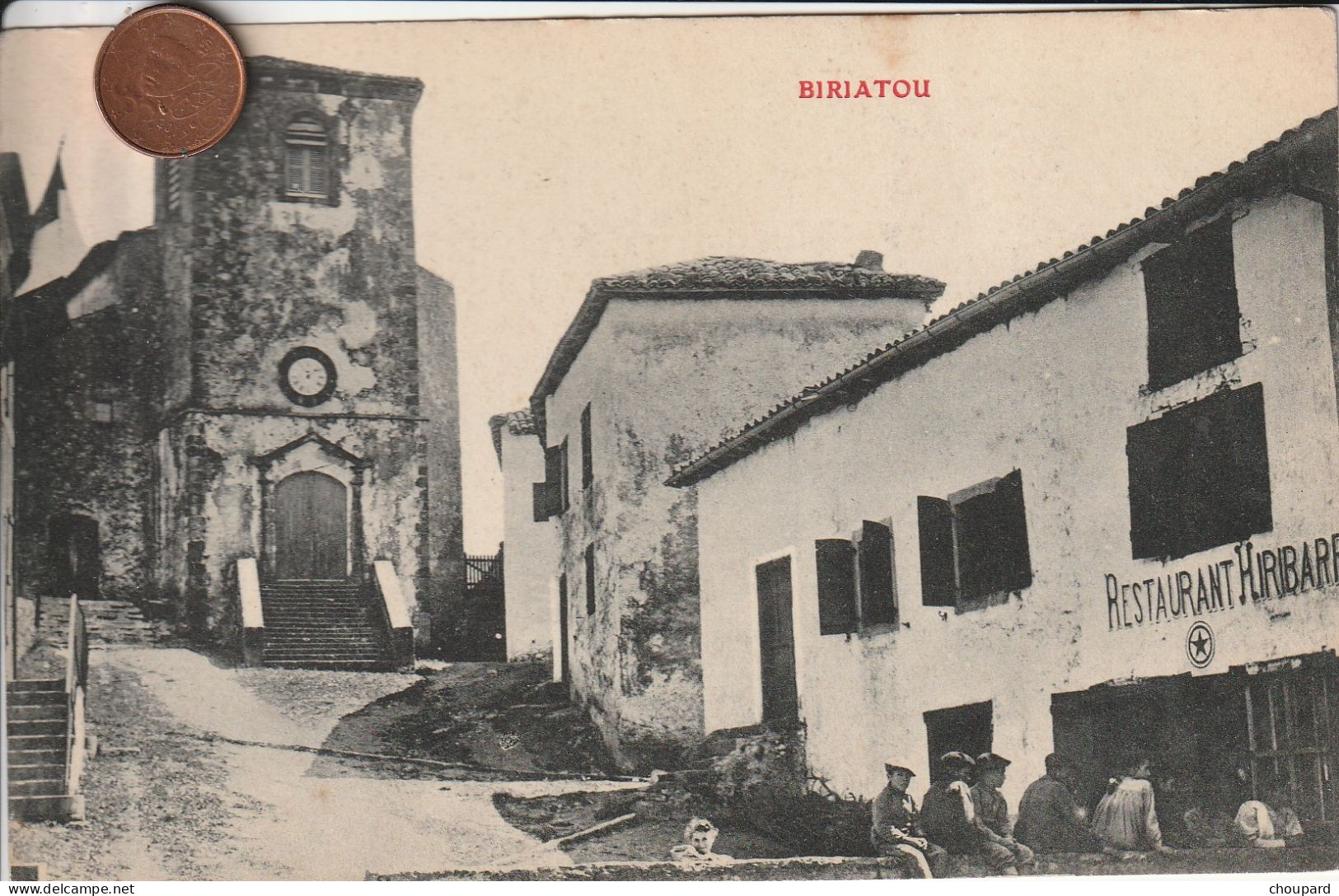 64 - Carte Postale Ancienne De  BIRIATOU  Avec Restaurant - Biriatou