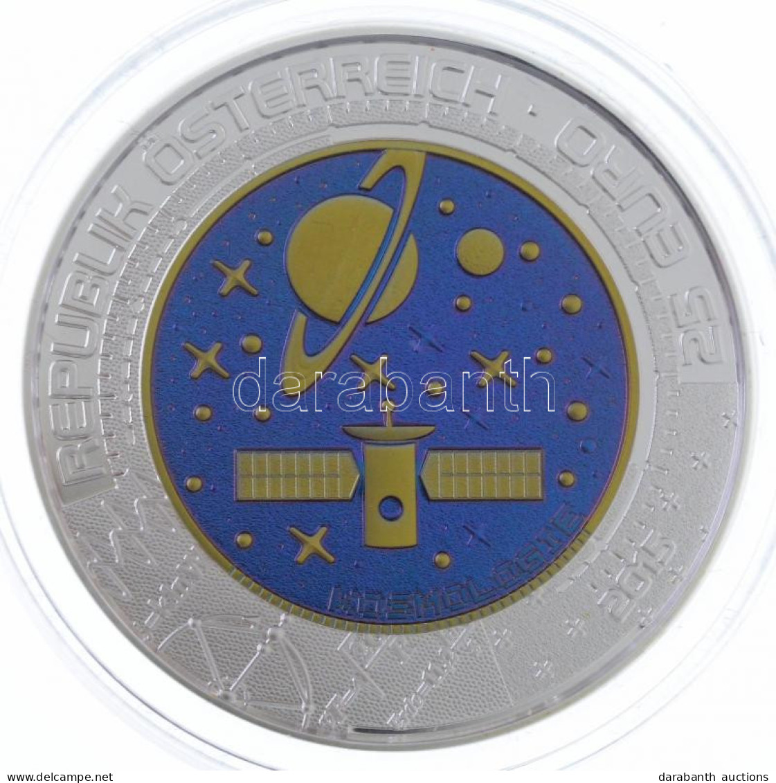 Ausztria 2015. 25E Ag-Nb "Kozmológia" Eredeti Tokban, Tanúsítvánnyal T:BU Austria 2015. 25 Euro Ag-Nb "Cosmology" In Ori - Unclassified