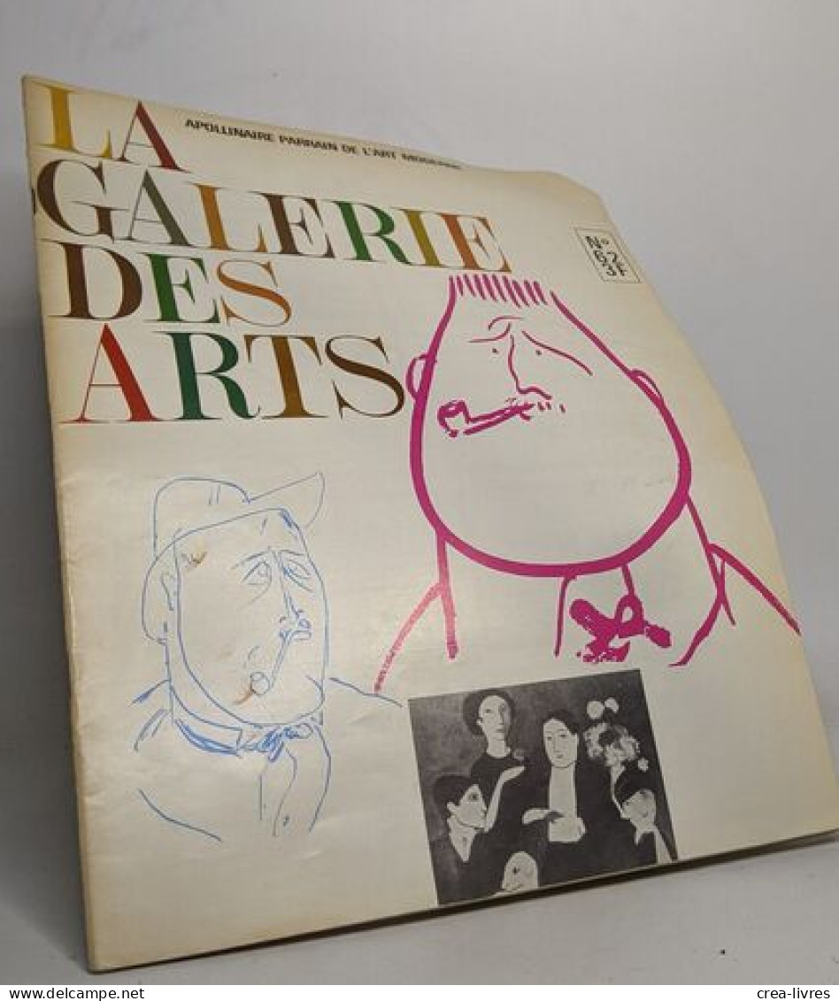 Lot De 5 Revues "La Galerie Des Arts" - Revue Mensuelle: Février 1966 N°31 / Mars 1966 N°32 / Décembre 1968 N°61 / Janvi - Art