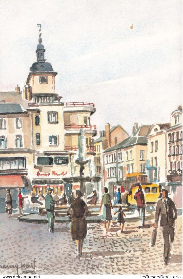 FRANCE - Thionville - Place Du Marché - La Fontaine - Animé - Colorisé - Carte Postale Ancienne - Thionville