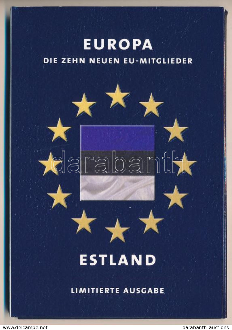 Észtország 1994-2004. 10s-5K (5xklf) Forgalmi összeállítás + "Észtország / Európa" Jelzett Ag Emlékérem, Közös "A Tíz új - Sin Clasificación