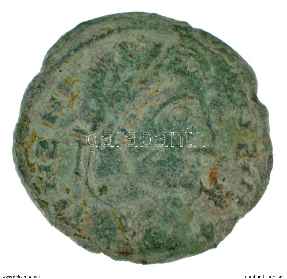 Római Birodalom / Siscia 4. Század. Follis (barbár Utánzat) Bronz (1,85g) T:XF,VF Patina Roman Empire / Siscia 4th Centu - Non Classificati