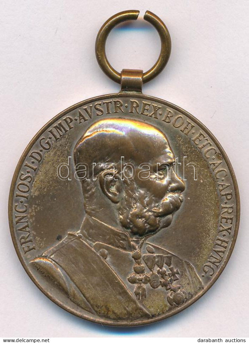 1898. "Jubileumi Emlékérem A Fegyveres Erő Számára / Signum Memoriae (AVSTR)" Bronz Kitüntetés Mellszalag Nélkül T:XF Hu - Non Classés