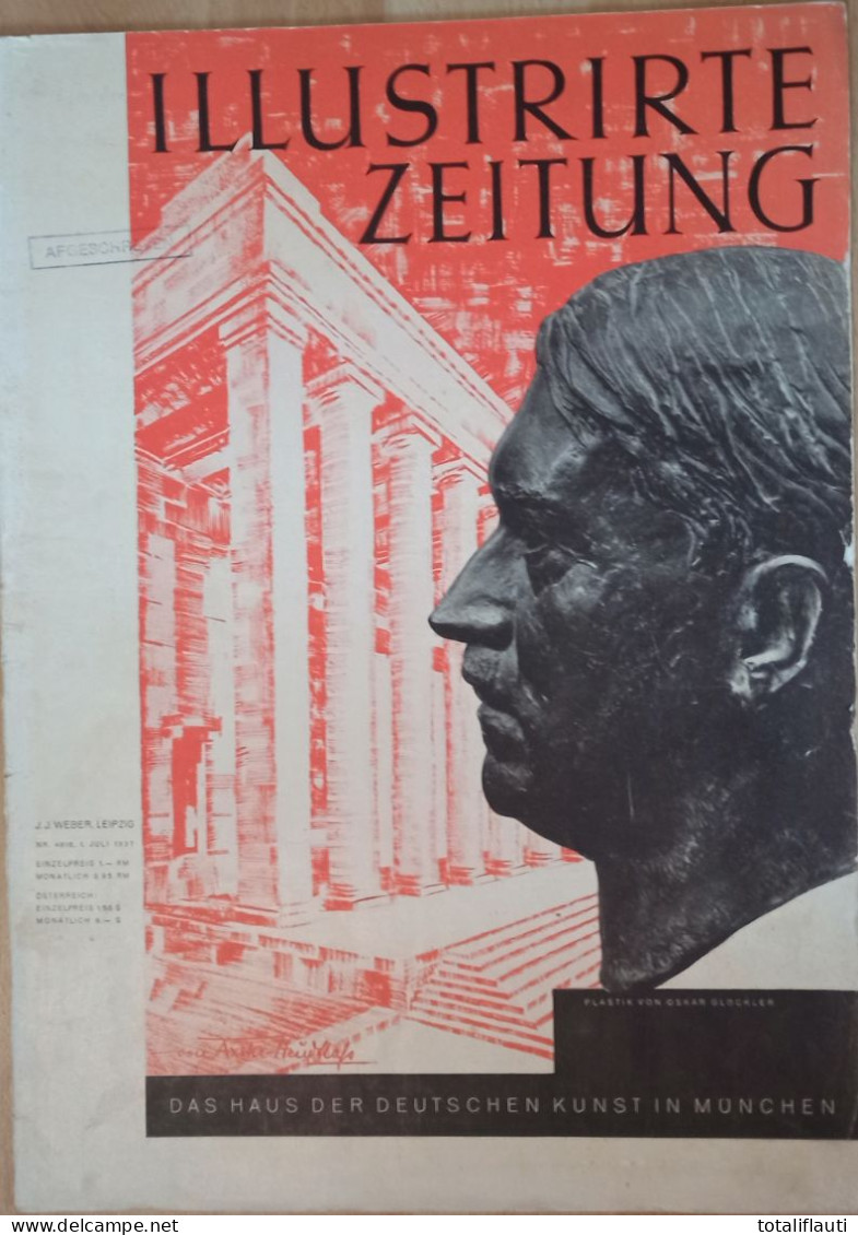 ILLUSTRIRTE ZEITUNG Leipzig J.J.WEBER 1.7.1937 Illustrierte 34 Seiten Zeitgeschichte Von Axster-Heudtlaß 27,3x38,4 Cm - Hedendaagse Politiek