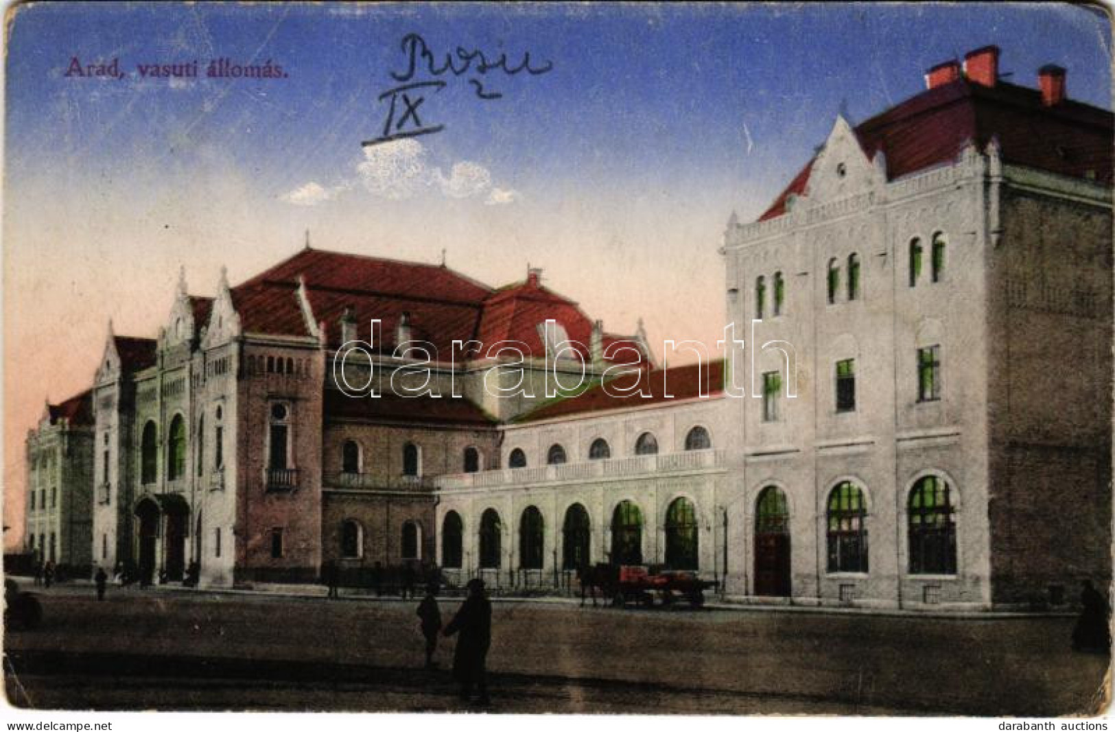 * T3/T4 Arad, Vasútállomás. Kerpel Izsó Kiadása / Railway Station (Rb) - Zonder Classificatie