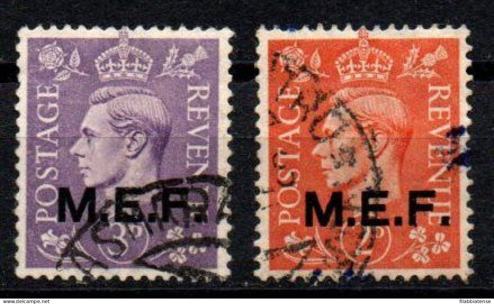 1942 - Italia Regno - Occupazione Inglese - M.E.F. 2 + 4    ---- - British Occ. MEF