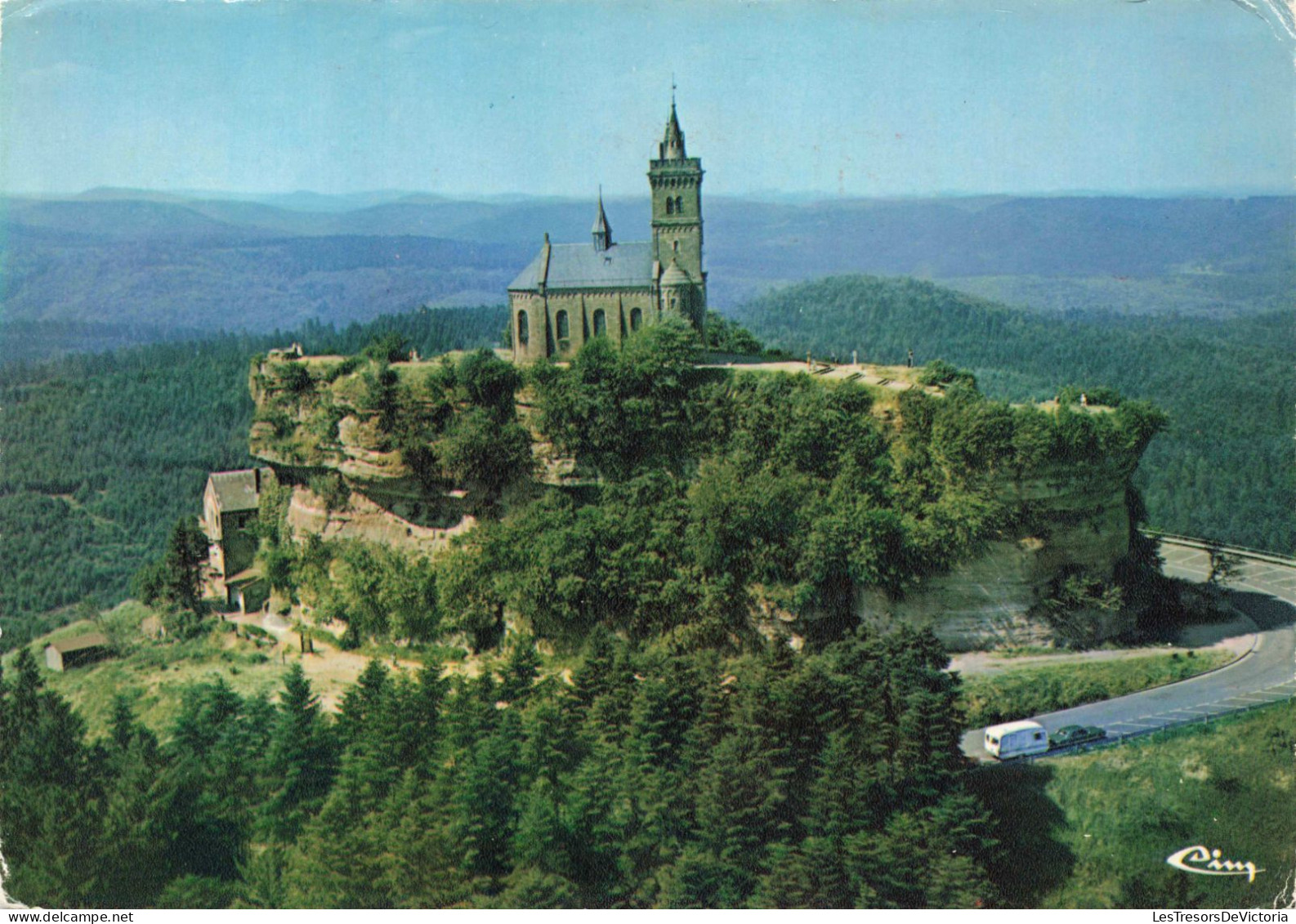 FRANCE - DABO - Au Coeur Du Massif Vosgien - Le Rocher Et La Chapelle St Léon - Colorisé - Carte Postale - Dabo