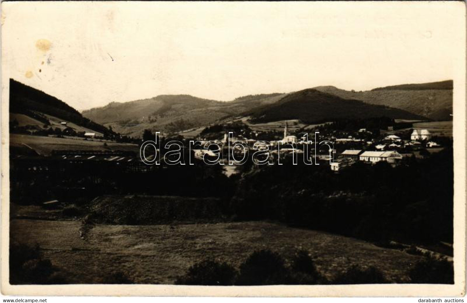 * T2/T3 1933 Gölnicbánya, Göllnitz, Gelnica; Látkép / General View (fl) - Unclassified