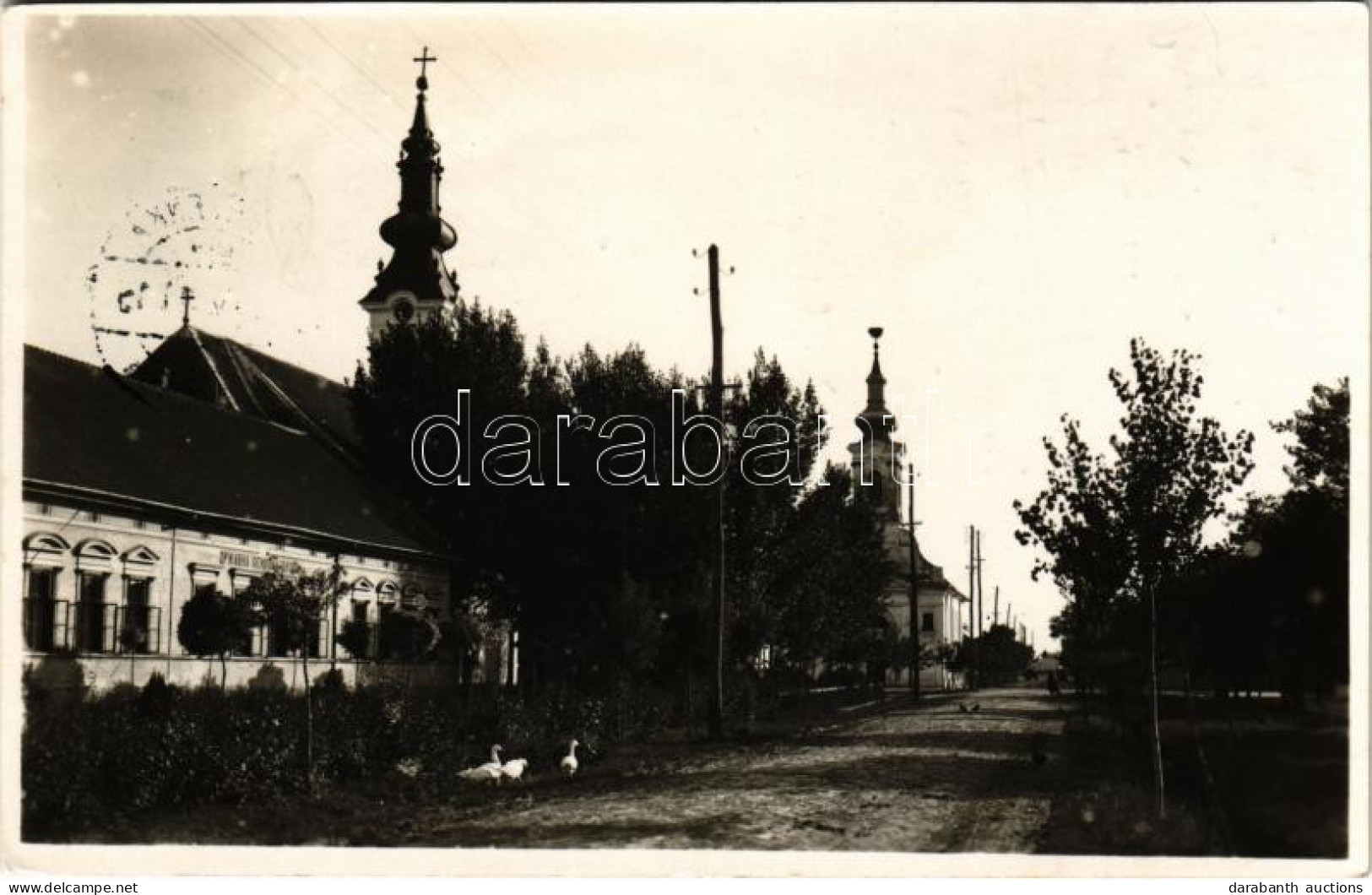 ** T2/T3 1942 Cservenka, Crvenka; Utca, Templomok / Street View, Churches, Photo - Non Classificati