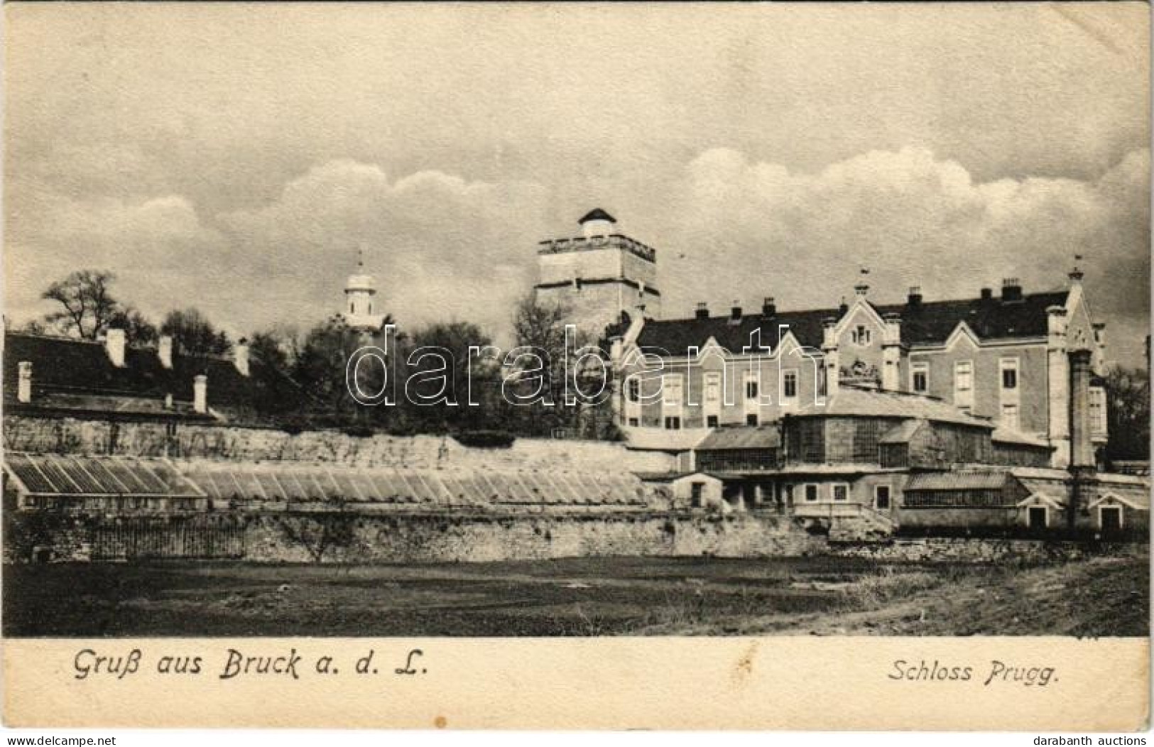 * T2 Lajtabruck, Bruck An Der Leitha; Schloss Prugg / Kastély / Castle - Ohne Zuordnung